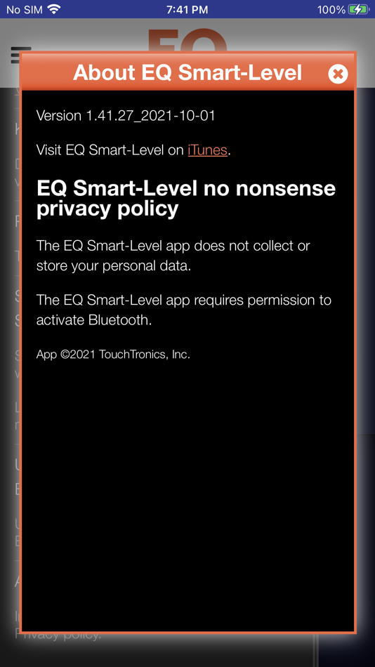 #7. EQ Smart-Level (iOS) By: Days Corporation