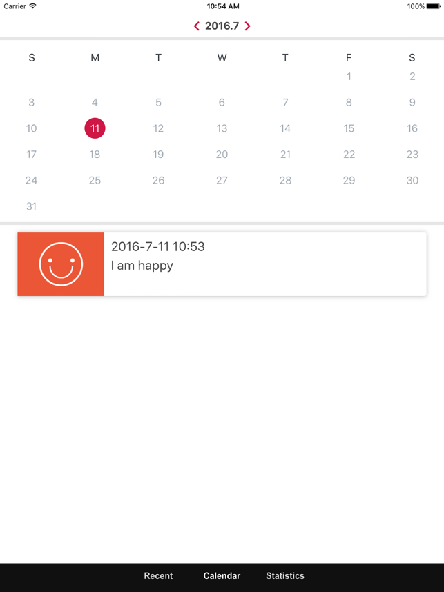 ‎Mood Diary -  thought Journal Screenshot