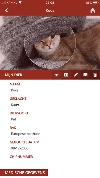 Mijn Dierenartspraktijk App Screenshot
