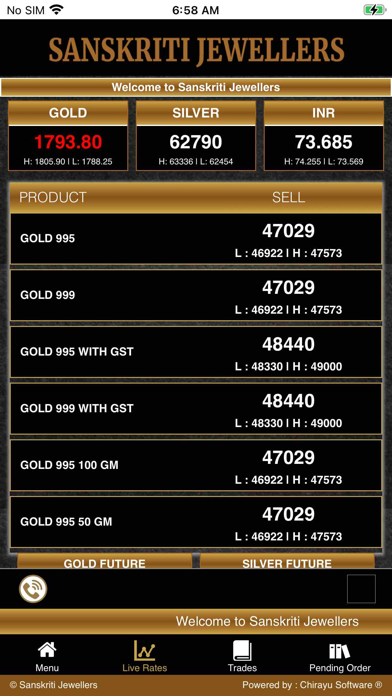 Sanskriti Jewellers Screenshot