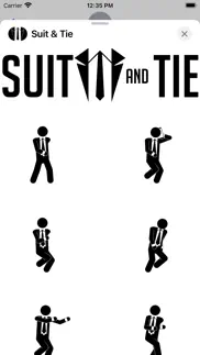 suit & tie animated emotes iphone screenshot 1