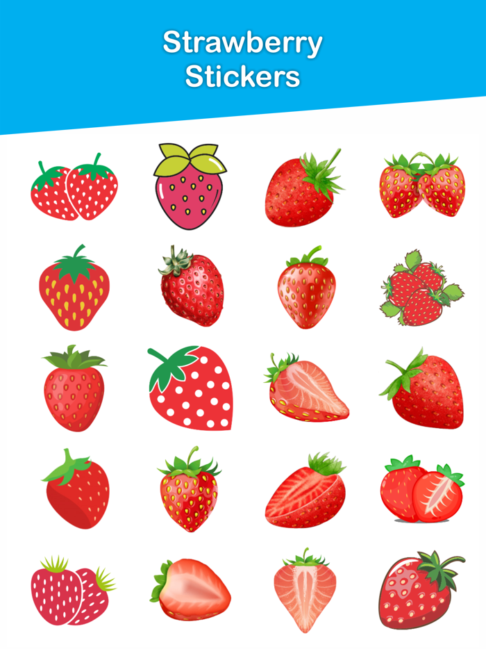 Strawberry Emojis