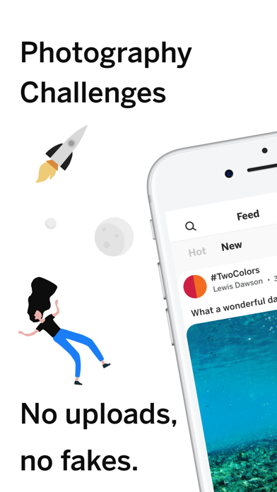 Screenshot #1 pour Moonshot: live photo contest