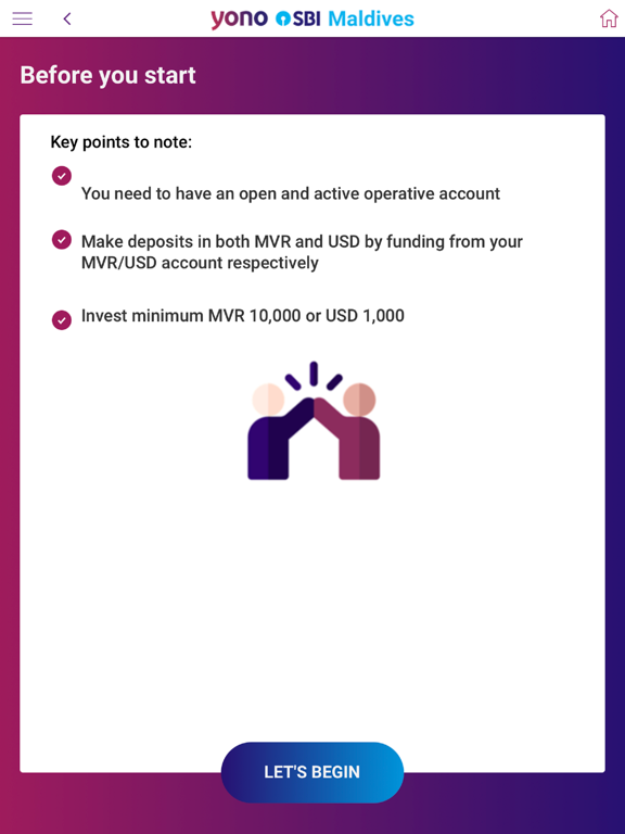 YONO SBI Maldives iPad screenshot 5 - Finance app