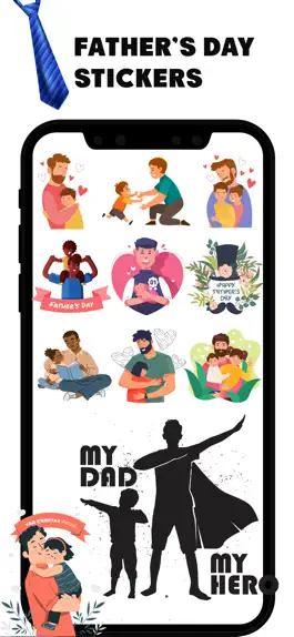 Game screenshot Father's Day Stickers!!!! apk