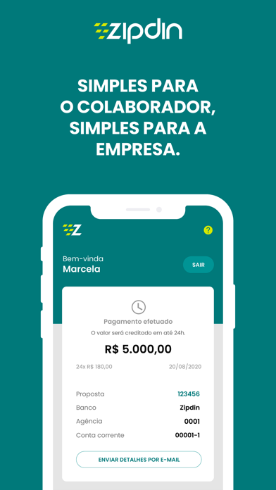 Screenshot #1 pour Zipdin Consignado Privado