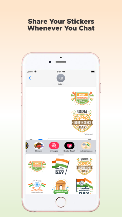 Independence Day Stickers ! Screenshot