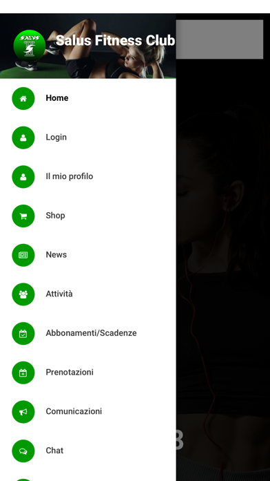 Salus Fitness Club Screenshot