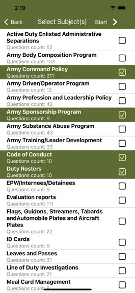 Game screenshot Mastering Army Regulations hack