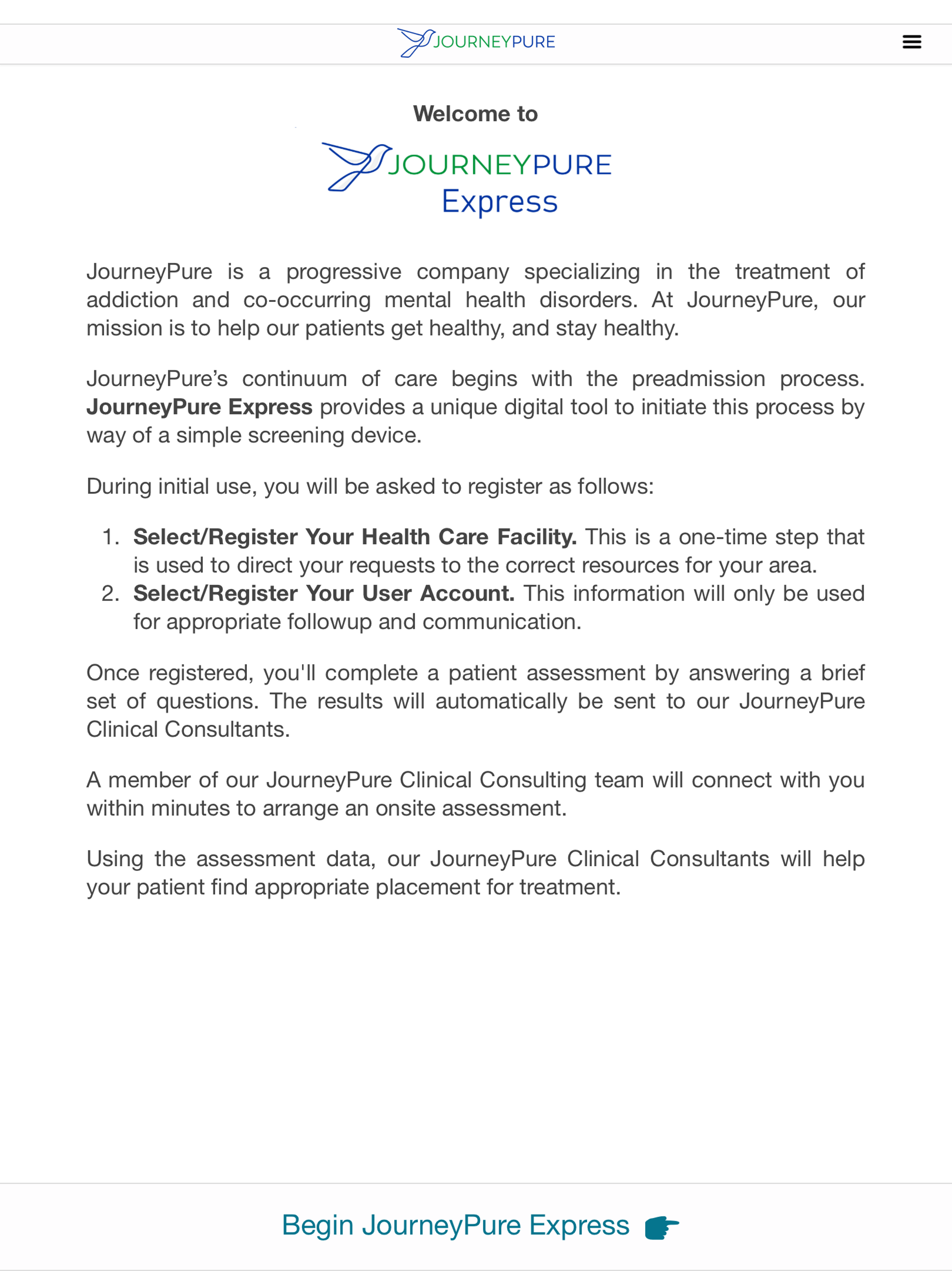 JourneyPure Express screenshot 9
