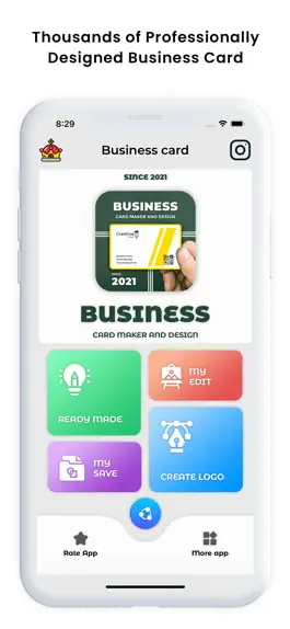Game screenshot Business Card Maker and Design apk