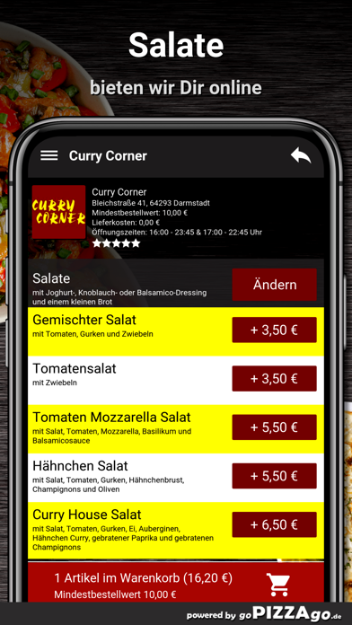 Curry Corner Darmstadt Screenshot