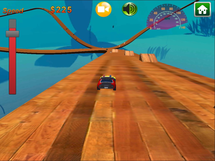 Bumper Slot Car Race game QCat