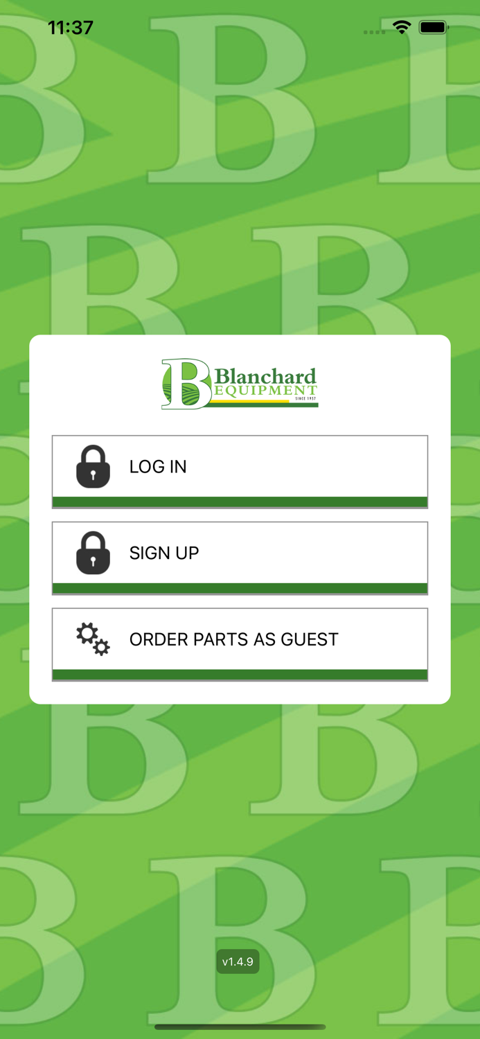 Blanchard Equipment Portal