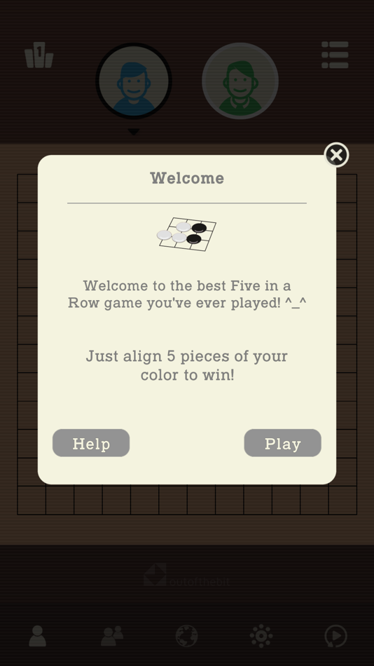 #5. Five In a Row - Gomoku (iOS) โดย: OutOfTheBit Ltd
