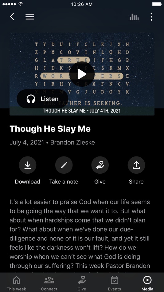 #3. Austin Oaks Church (iOS) 由: First Evangelical Free Church (Austin)