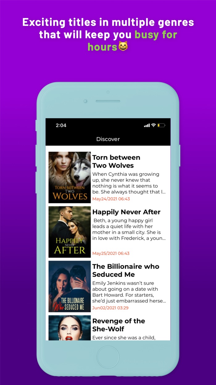 Alpha WebNovel, Short Stories