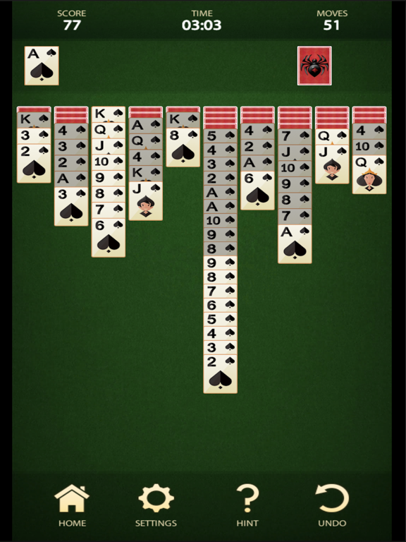 Screenshot #4 pour Spider Solitaire! Card Game