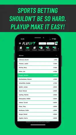 Game screenshot PlayUp Sports Betting NJ apk
