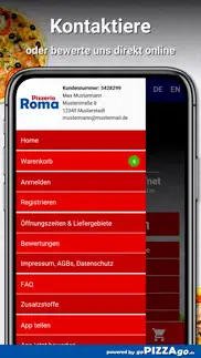 How to cancel & delete pizzeria roma bochum 1