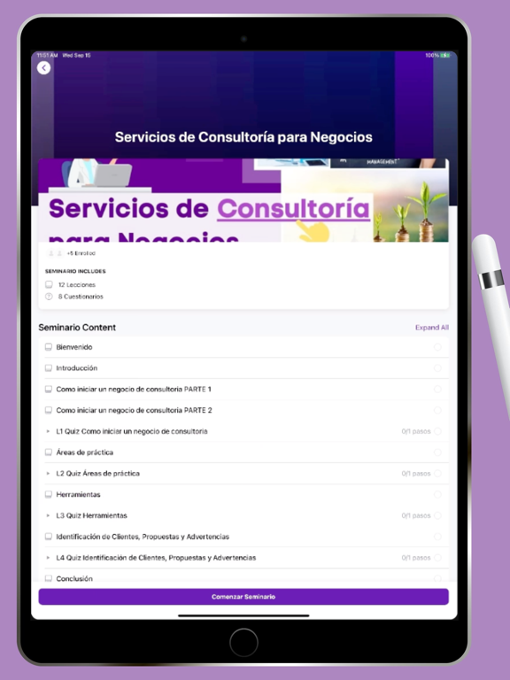 Luca Center iPad screenshot 6 - Education app