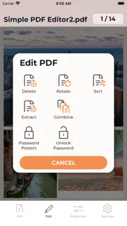 How to cancel & delete simple pdf editor 2