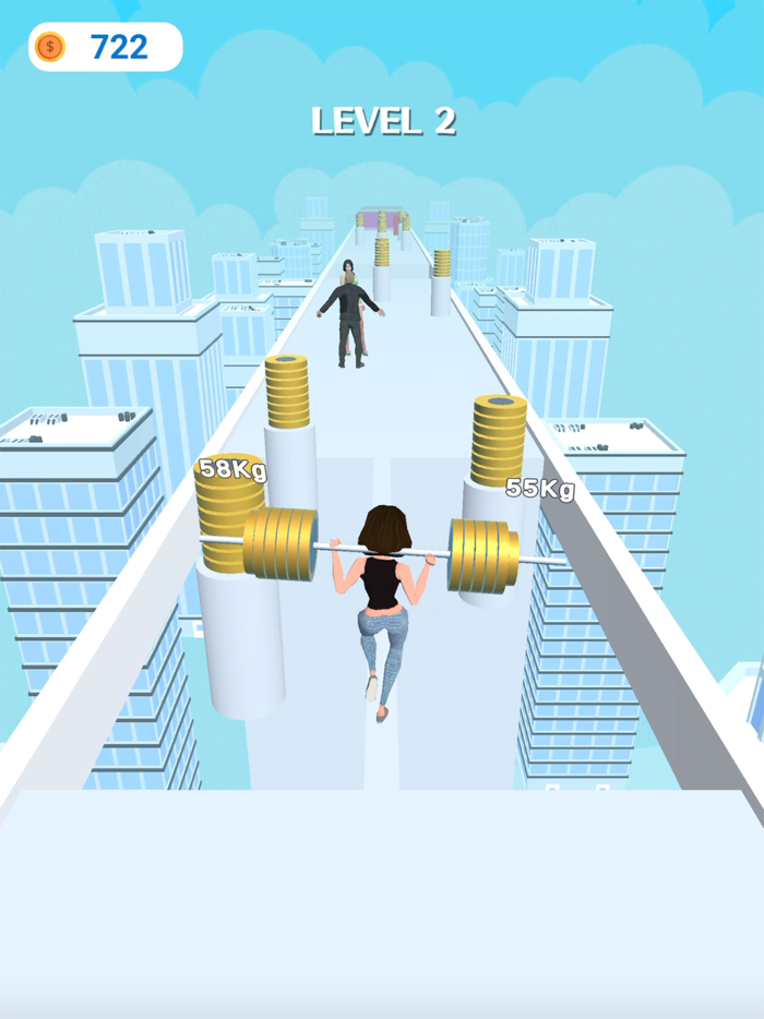 Weight Runner Muscle Race 3D