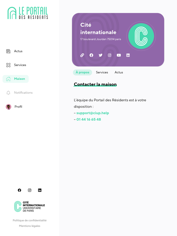 Screenshot #6 pour Le Portail des résidents CiuP