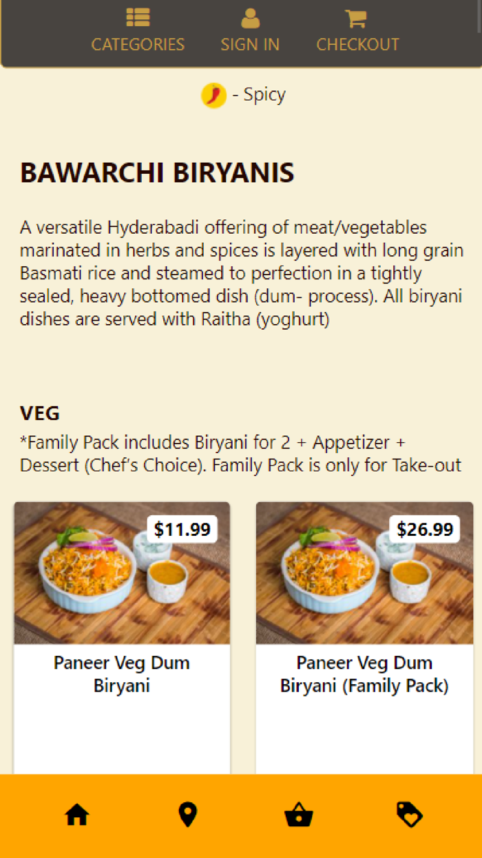 Bawarchi Franchisee Central