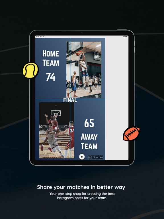 Screenshot #5 pour Sporties – Sport Story Maker