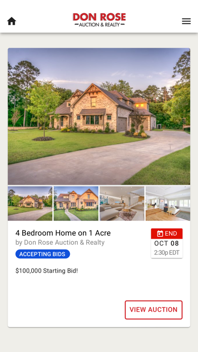 Don Rose Auction & Realty Screenshot