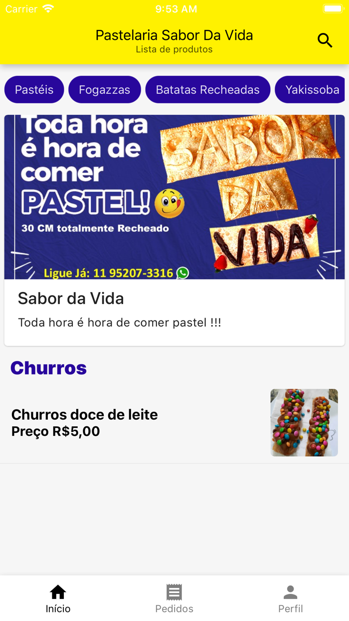 Pastelaria Sabor da Vida