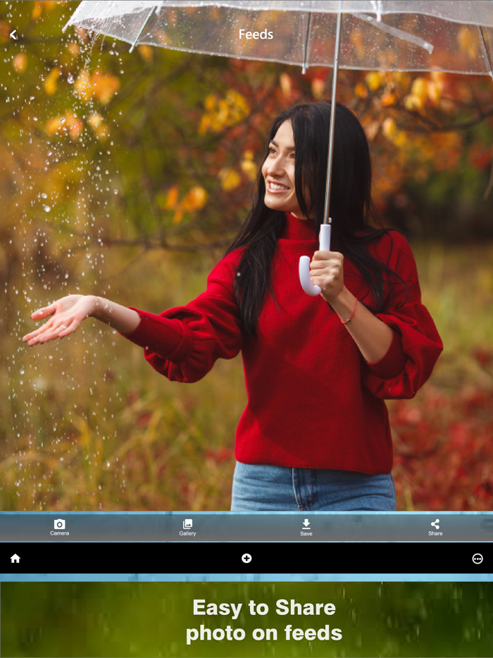 Rain Effect Photo Editor