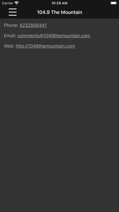 104.9 The Mountain Screenshot