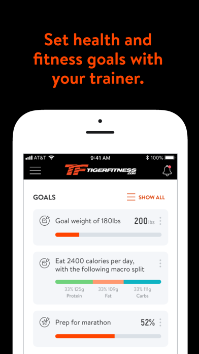 Tiger Fitness Trainer Screenshot