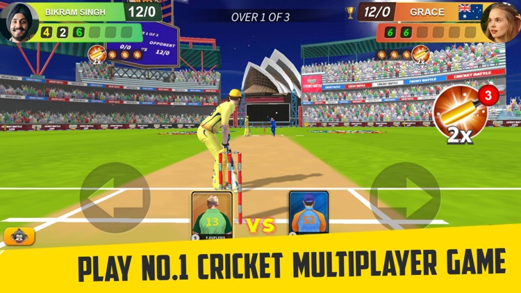 Cricket Battle Live: 1v1 Game