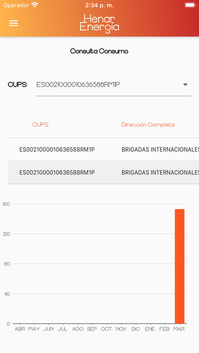 Henar Energía Screenshot 3 - AppWisp.com Henar Energía Screenshot 3 - AppWisp.com