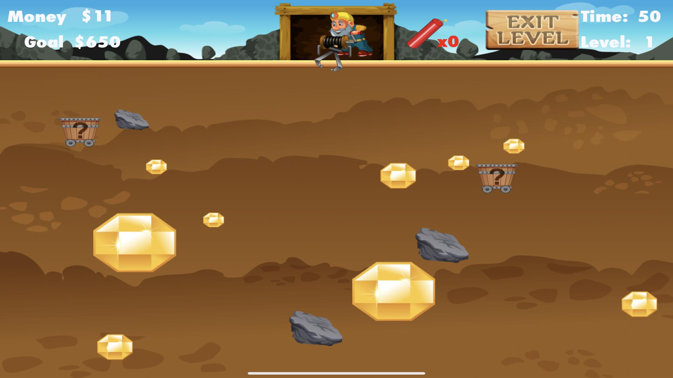 Gold Rush Digger Prize Miner