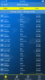 madrid airport info + radar iphone screenshot 2