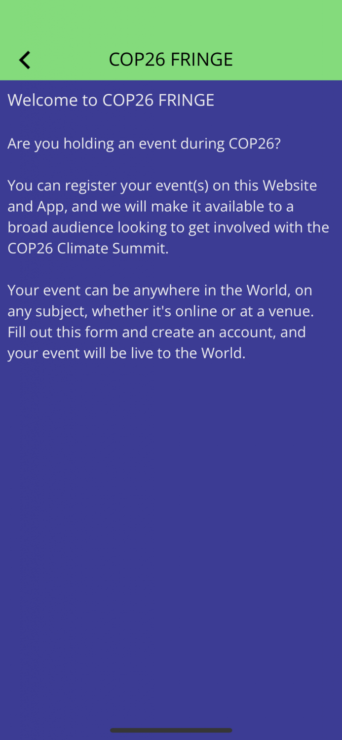 COP26 FRINGE