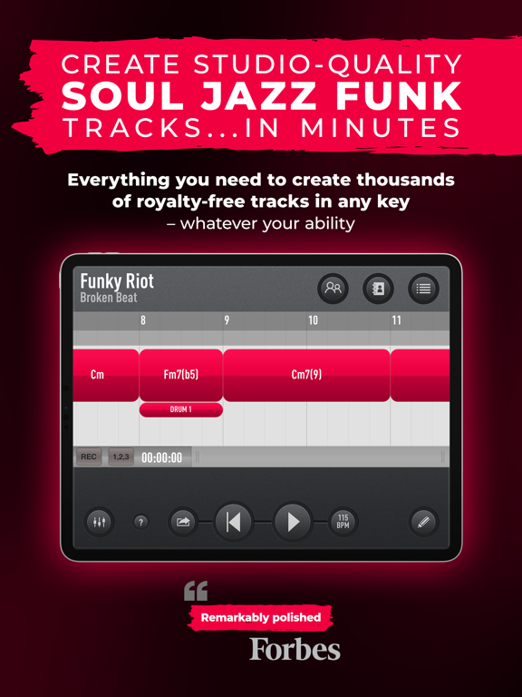 Screenshot #4 pour SessionBand Soul Jazz Funk 3