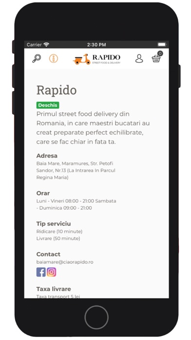 Rapido.ro Screenshot