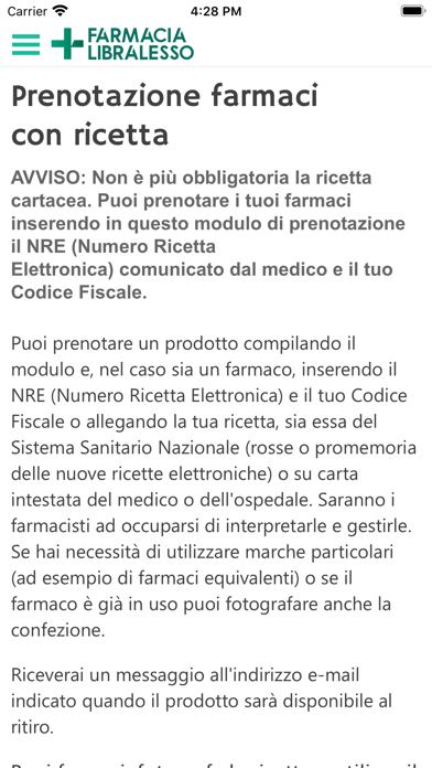 Farmacia Libralesso Screenshot