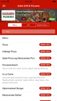 sofie grill & pizzaria iphone screenshot 1