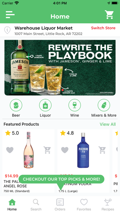 Warehouse Liquor Market LR Screenshot