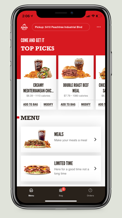 Arby's - Fast Food Sandwiches Screenshot