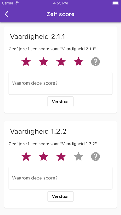 Zelfregulatie Screenshot