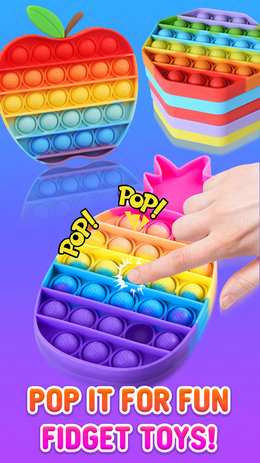 #1. Fidget Toys 3D - Pop it Master (iOS) Podle: Mrudul Babariya