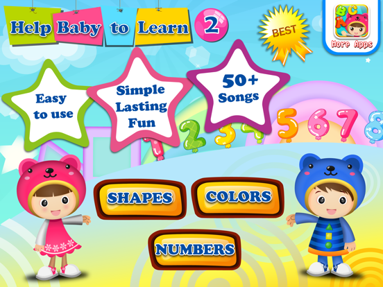 Baby ABC Numbers Math Nurseryのおすすめ画像1