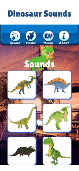Game screenshot T-rex: Dino Sounds & Matching apk